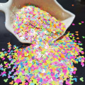 2020 hot sales! mixed fluorescent  polyester chunky glitter flake for ornament make up with different shape mickey, heat, stars